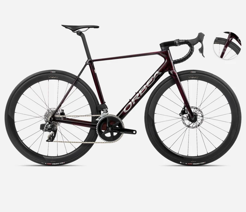 Orbea ORCA M31eLTD PWR Wine Red - Titanium